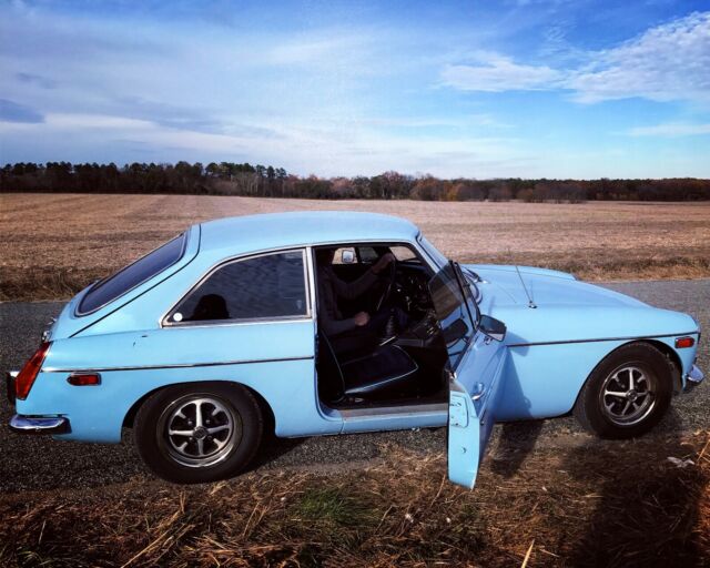 1973 Burgundy MG MGB Coupe
