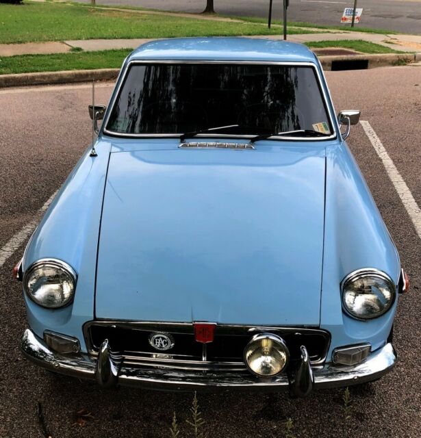 1973 Burgundy MG MGB Coupe