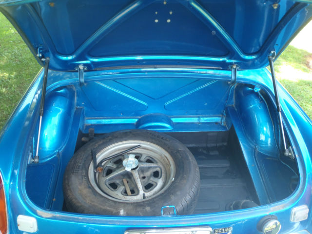 1973 Blue MG MGB Convertible
