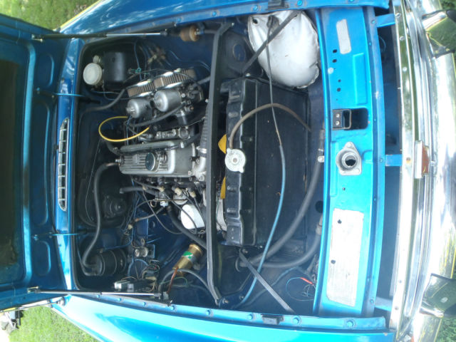 1973 Blue MG MGB Convertible