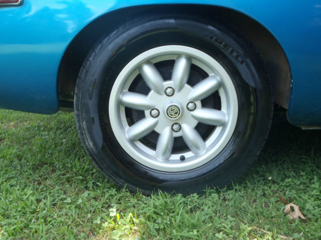 1973 Blue MG MGB Convertible