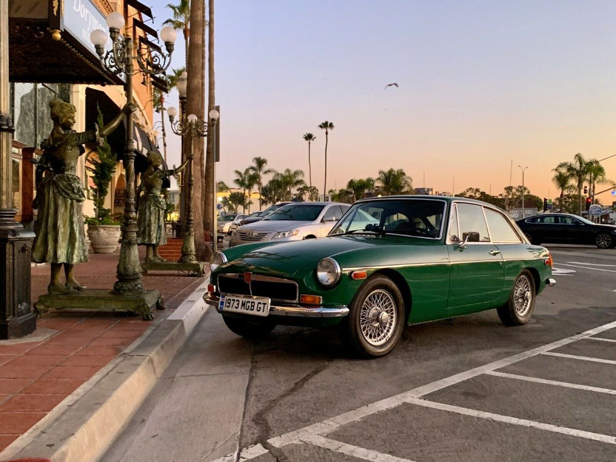 1973 British Racing Green MG MGB Coupe