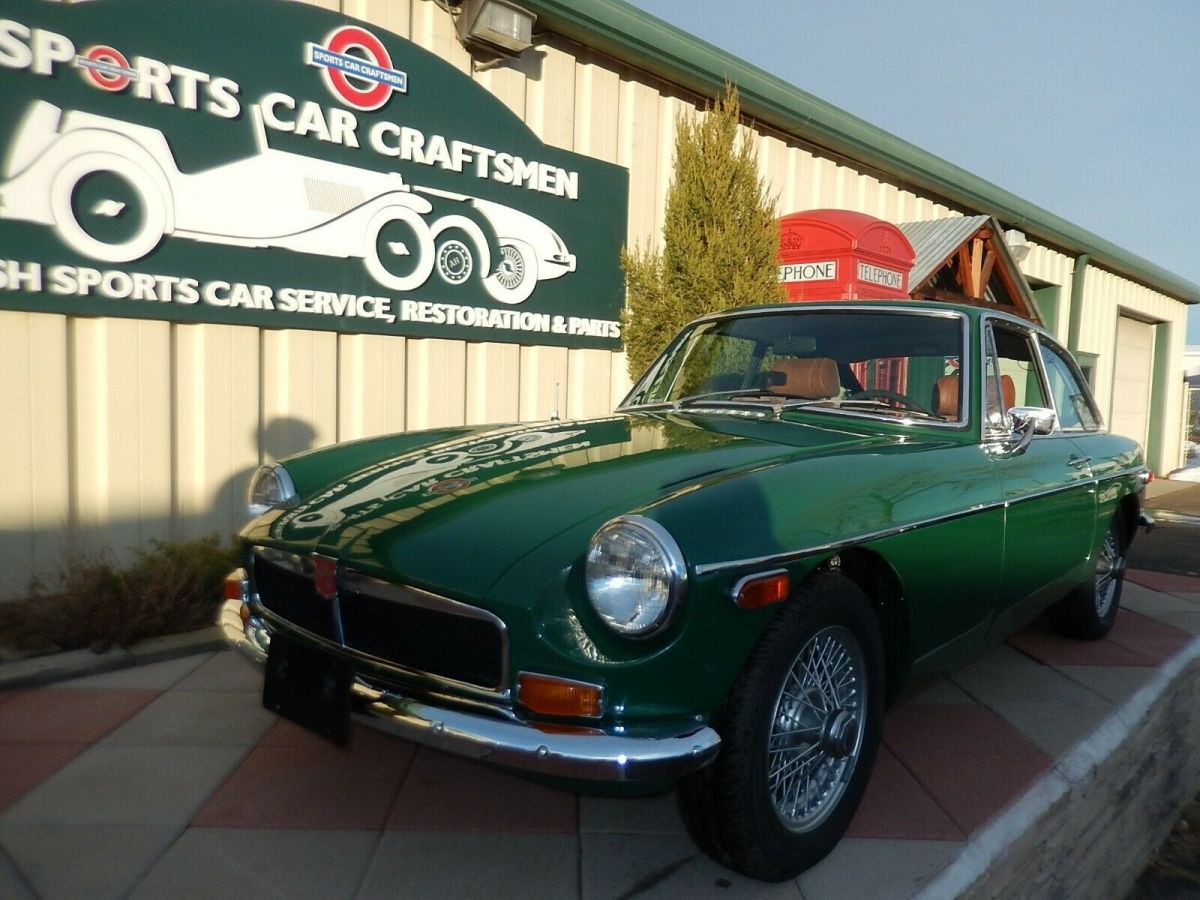 1973 British Racing Green MG MGB Coupe