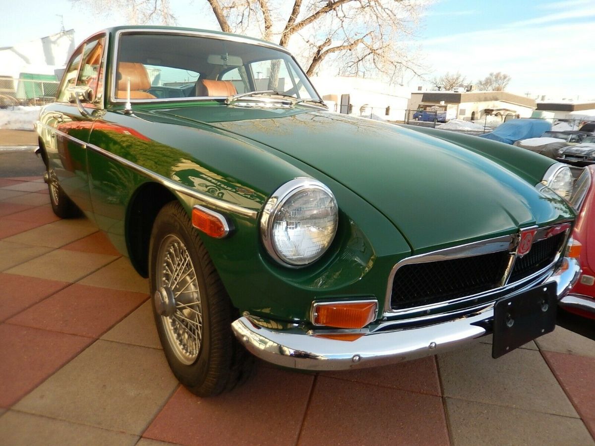 1973 British Racing Green MG MGB Coupe