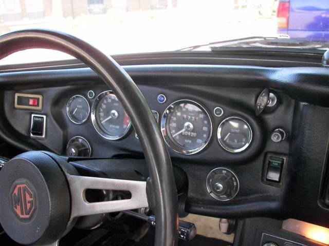 1973 Red MG MGB Convertible