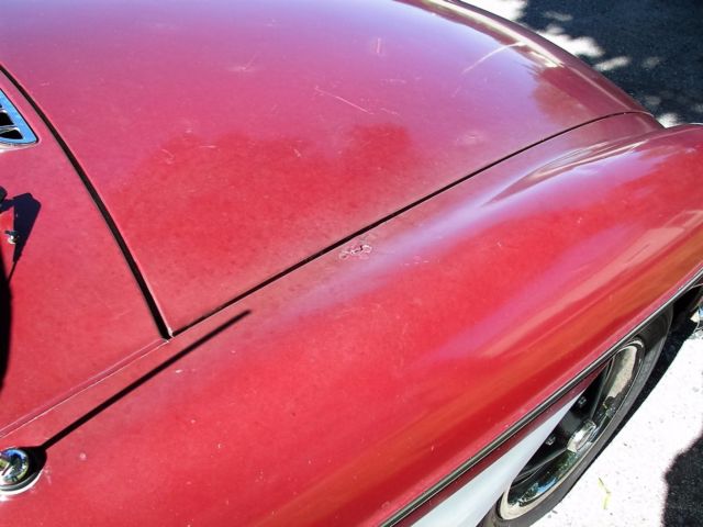 1973 Red MG MGB Convertible