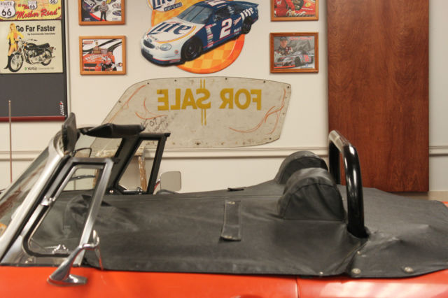 1973 Blaze Red (Orange) MG MGB Roadster