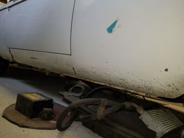 1973 White MG MGB Convertible