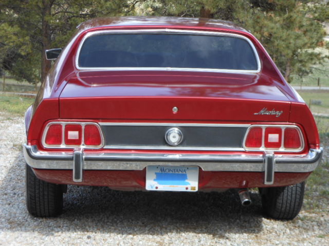 1973 Red Ford Mustang