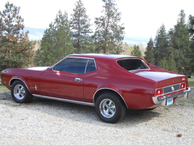 1973 Red Ford Mustang