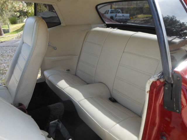 1973 Red Ford Mustang