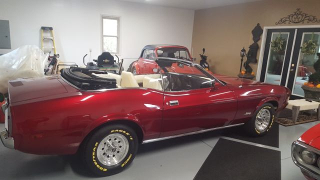 1973 Candy Apple Red Ford Mustang Convertible