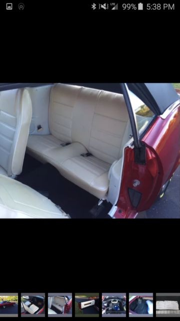 1973 Candy Apple Red Ford Mustang Convertible