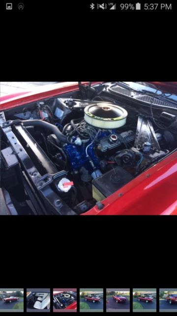 1973 Candy Apple Red Ford Mustang Convertible