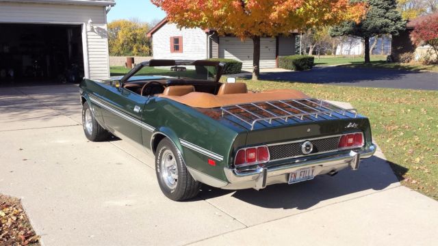1973 Blue Ford Mustang Convertible