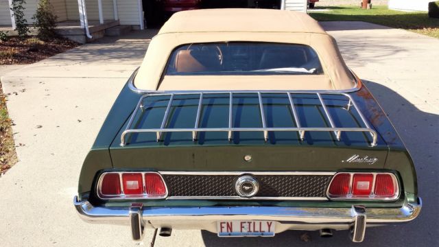 1973 Blue Ford Mustang Convertible