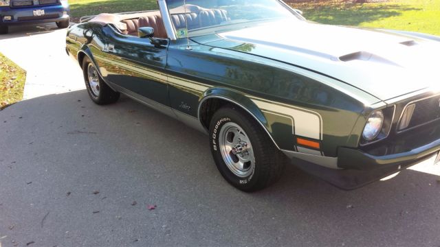1973 Blue Ford Mustang Convertible
