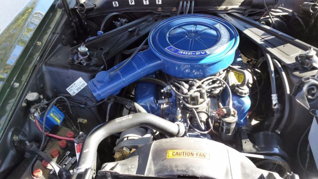 1973 Blue Ford Mustang Convertible