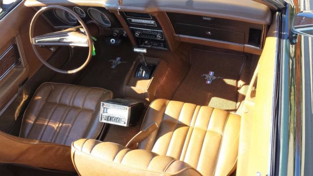 1973 Blue Ford Mustang Convertible