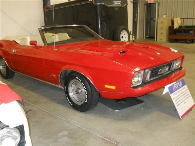 1973 Red Ford Mustang