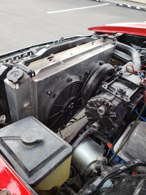 1973 Red Ford Mustang