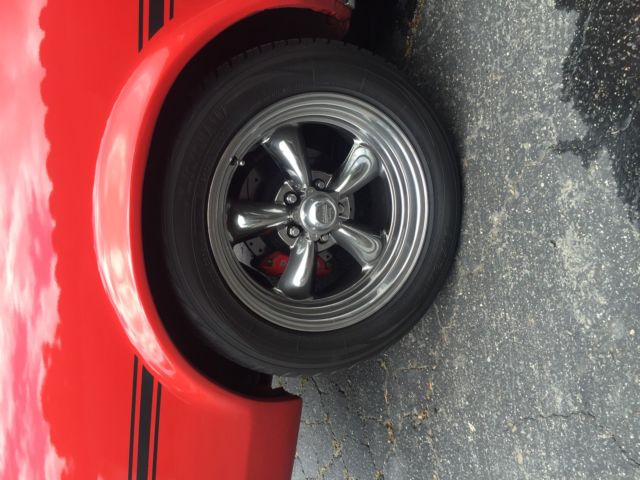 1973 red Ford Mustang Convertible