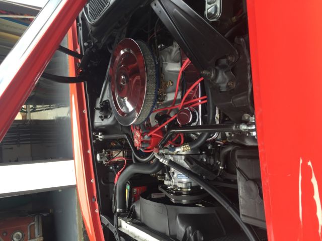 1973 red Ford Mustang Convertible