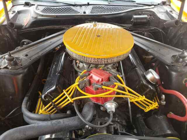 1973 Yellow Ford Mustang Convertible