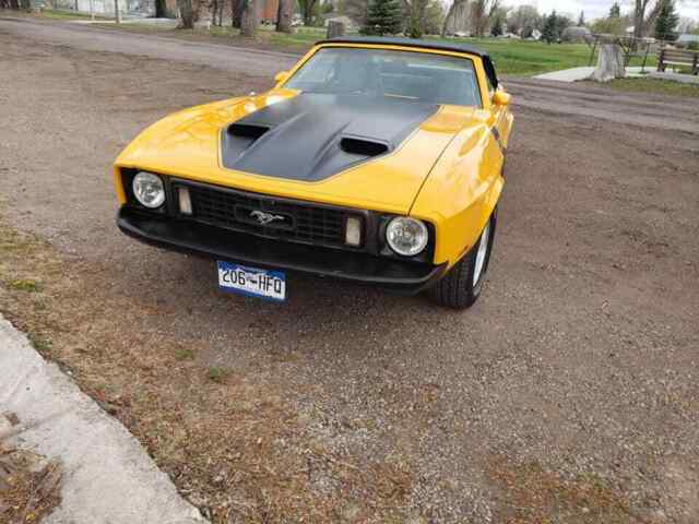 1973 Yellow Ford Mustang Convertible