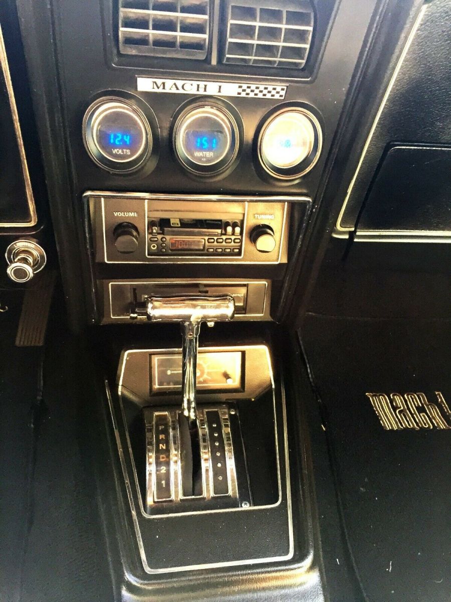 1973 Black Ford Mustang Convertible