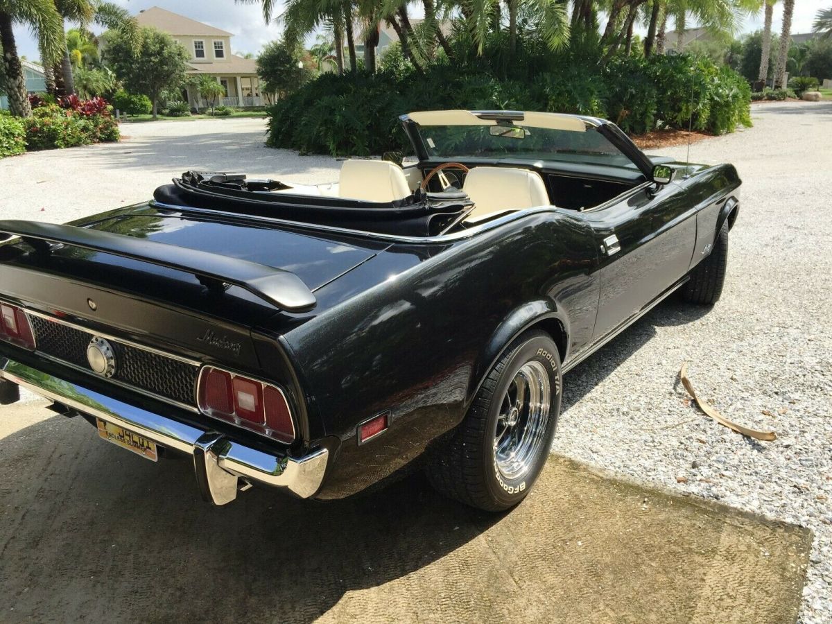 1973 Black Ford Mustang Convertible