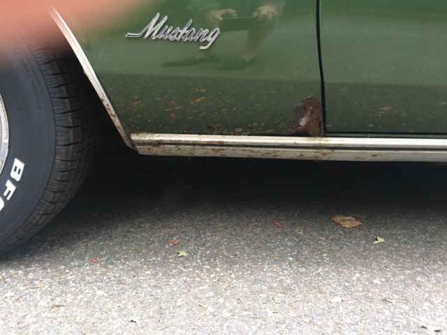 1973 Green Ford Mustang Convertible