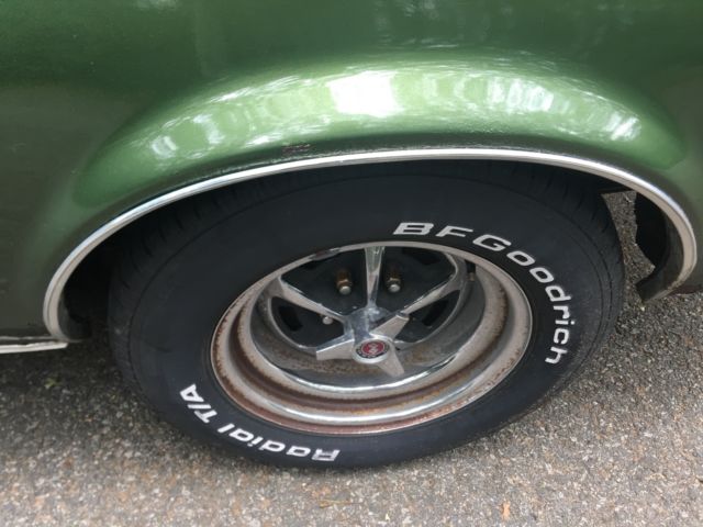 1973 Green Ford Mustang Convertible