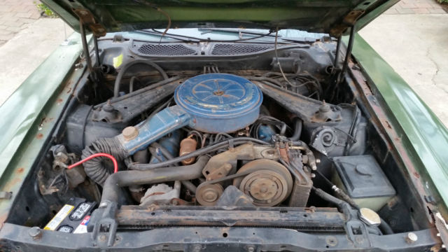 1973 Green Ford Mustang Convertible