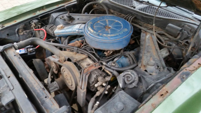 1973 Green Ford Mustang Convertible