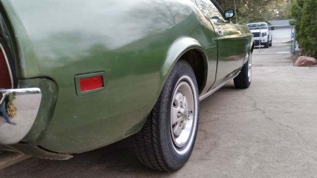 1973 Green Ford Mustang Convertible