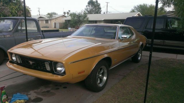1973 Medium Yellow Ford Mustang Coupe