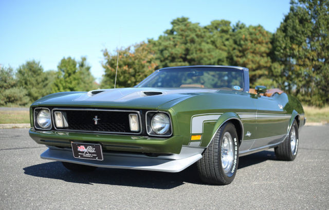 1973 Green Ford Mustang Convertible