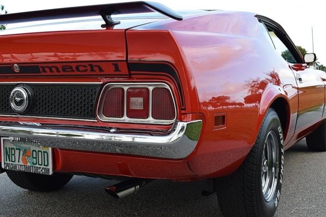 1973 Red Ford Mustang Coupe
