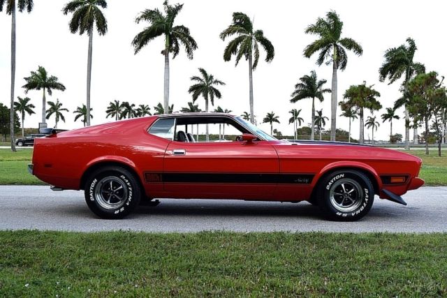 1973 Red Ford Mustang Coupe