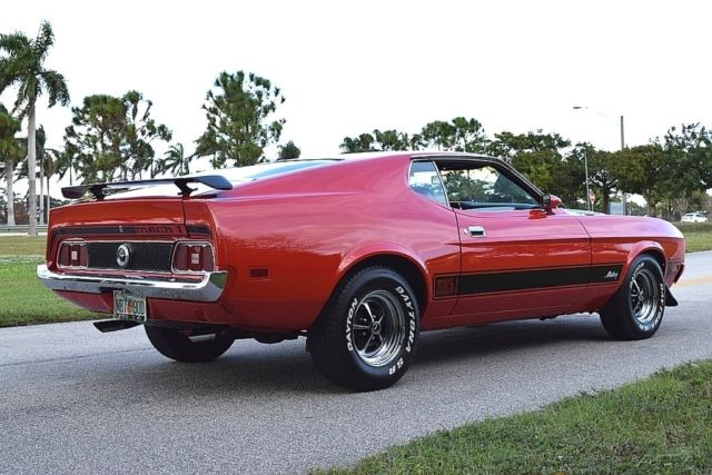 1973 Red Ford Mustang Coupe