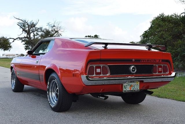 1973 Red Ford Mustang Coupe