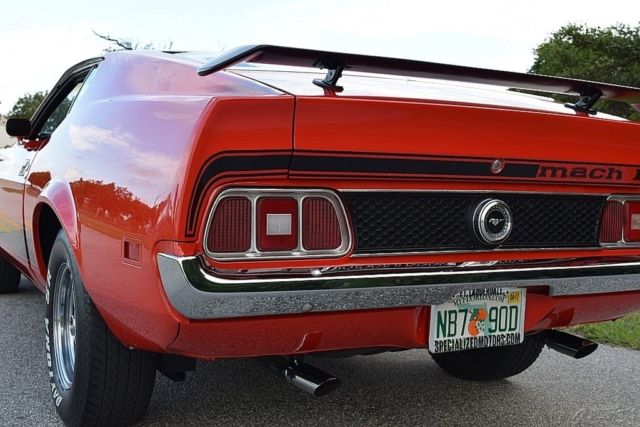 1973 Red Ford Mustang Coupe