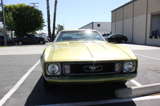 1973 Green Ford Mustang Sedan
