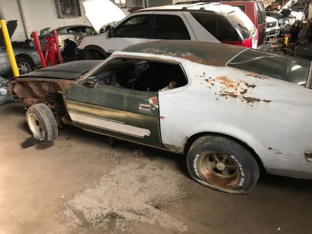 1973 Green Ford Mustang Coupe