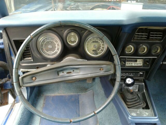1973 Blue Ford Mustang