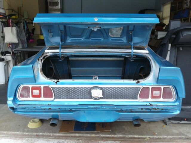 1973 Blue Ford Mustang