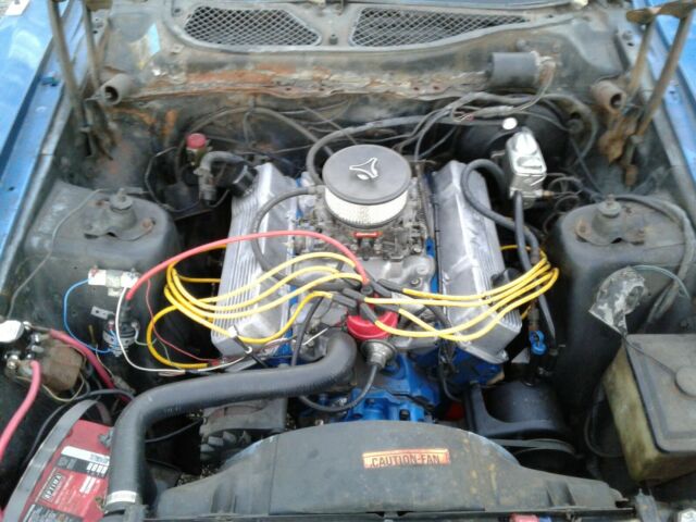 1973 Blue Ford Mustang