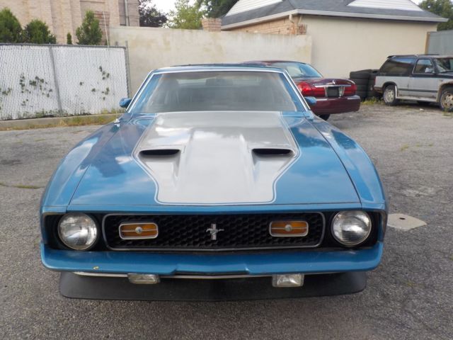 1973 Blue Ford Mustang Coupe
