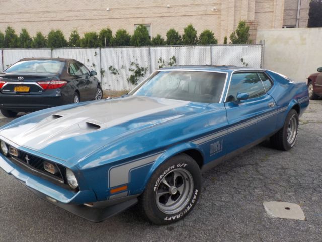 1973 Blue Ford Mustang Coupe